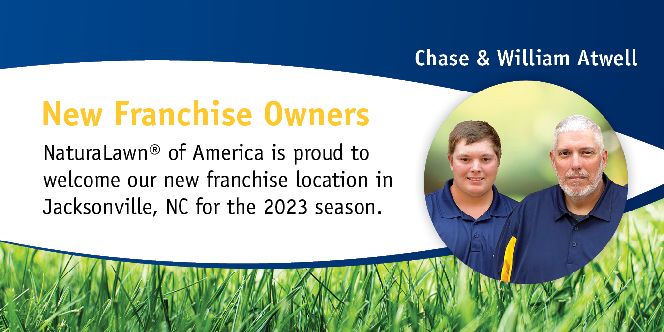 NaturaLawn or America Welcomes New Franchise Owners Chase & William Atwell in Jacksonville, NC